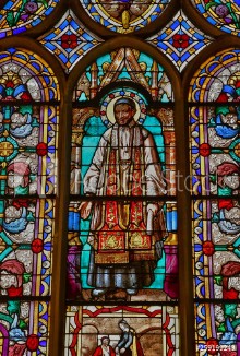 Bild på Paris France - april 2 2017  the Saint Germain l Auxerrois church